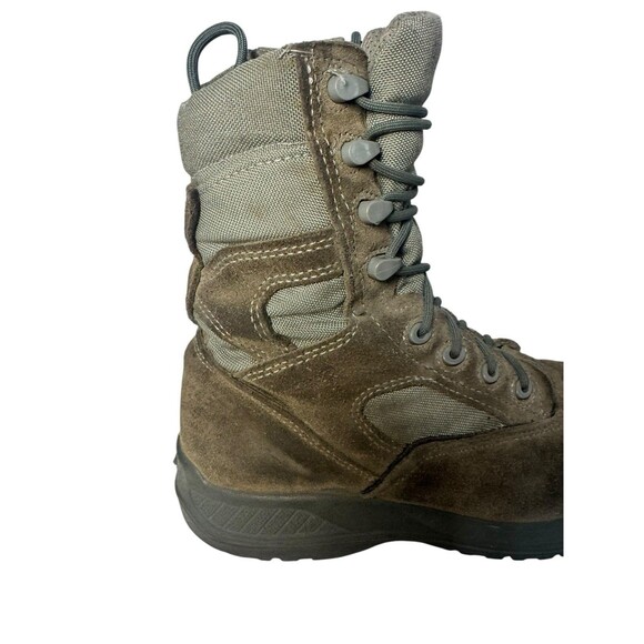 Belleville 610ZST Sage Military Lace Zip Steel Toe Boot Size 6 W Gray USA Made main image 10
